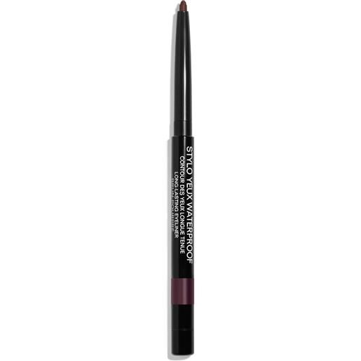 CHANEL stylo yeux waterproof - stilo contorno occhi, eyeliner e khol a lunga tenuta brun pourpré 84