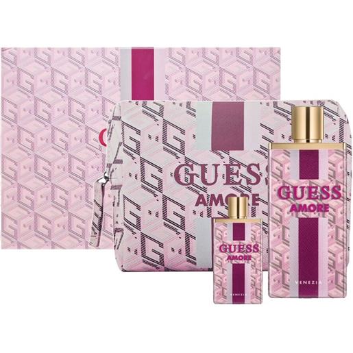 CONFEZIONI REGALO guess cofanetto amore - venezia eau de toilette 100ml con miniatura 7,5ml e pochette