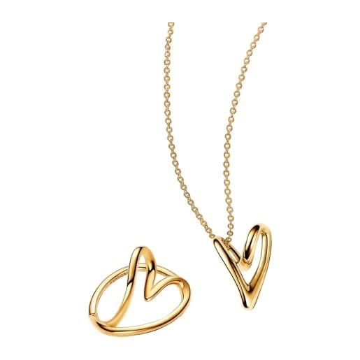 PANDORA anello donna oro 16 mm