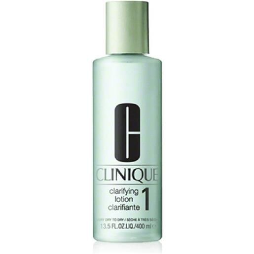 CLINIQUE clarifying lotion #1 pelle molto arida e arida