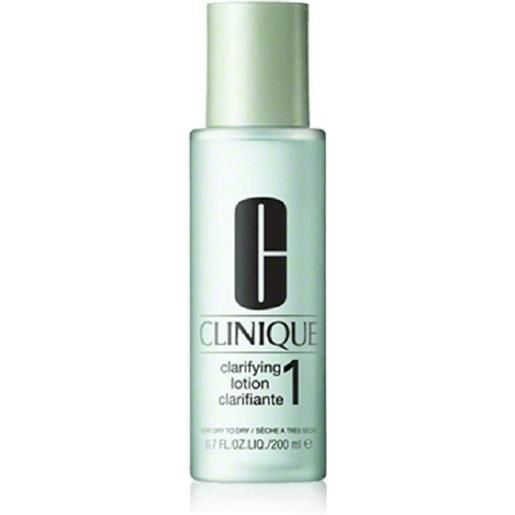 CLINIQUE clarifying lotion #1 pelle molto arida e arida
