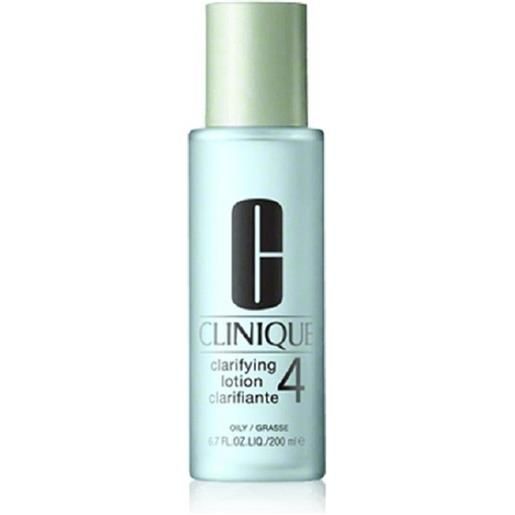 CLINIQUE clarifying lotion #4 pelle oleosa e molto oleosa
