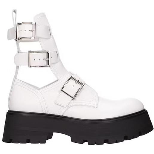 Alexander mcqueen leather ankle boots