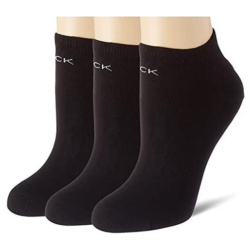 Calvin Klein sneaker, calzini donna, nero, taglia unica