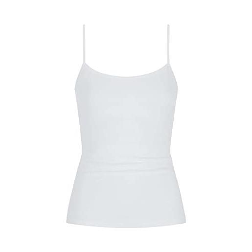Mey organic bianco cotone canotta 25815 10uk/36eu