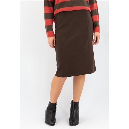 Carla ferroni gonna tubino dritta in maglia di lana art. 12641