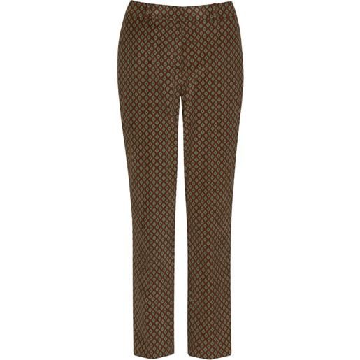 1961 milano pantalone donna in ciniglia fantasia 48