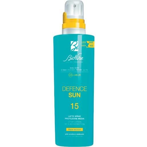 Bionike defence sun latte spray spf 15 200 mll - BIONIKE - 982999195
