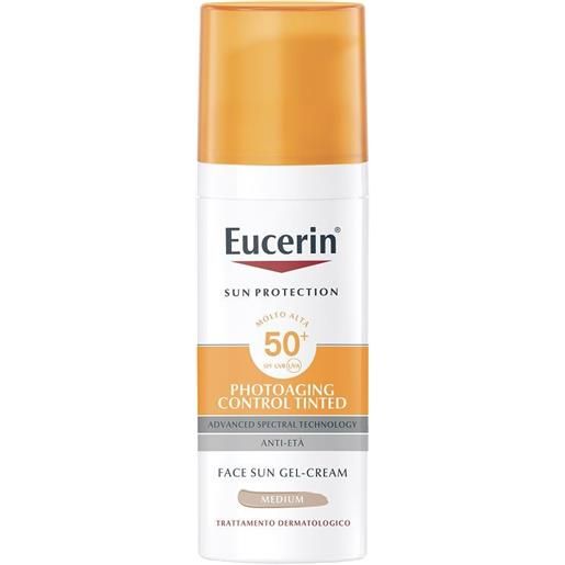Eucerin sun gel cream photo aging control tinted medium spf50+ 50ml - EUCERIN - 983198805