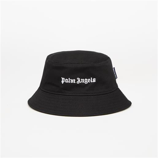 Palm Angels Kids cappello Palm Angels Kids logo bucket hat black/ off white ii