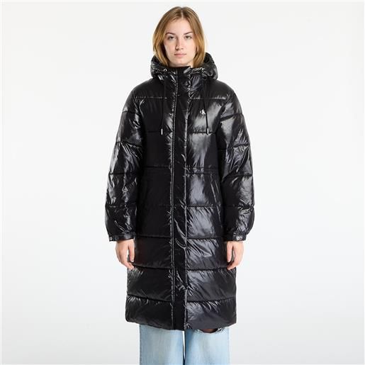 Calvin Klein cappotto Calvin Klein jeans shine long puffer coat black xxs