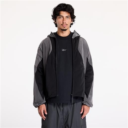 Reebok giacca Reebok running hooded jacket black/ misty grey xxl