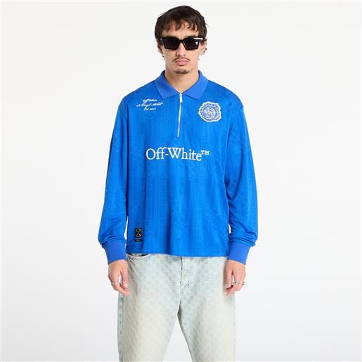 Off-White maglietta Off-White lion nation soccer l/s polo navy blue xxl