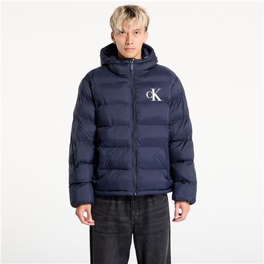Calvin Klein giacca Calvin Klein jeans ls nylon monogram puff jacket blue l