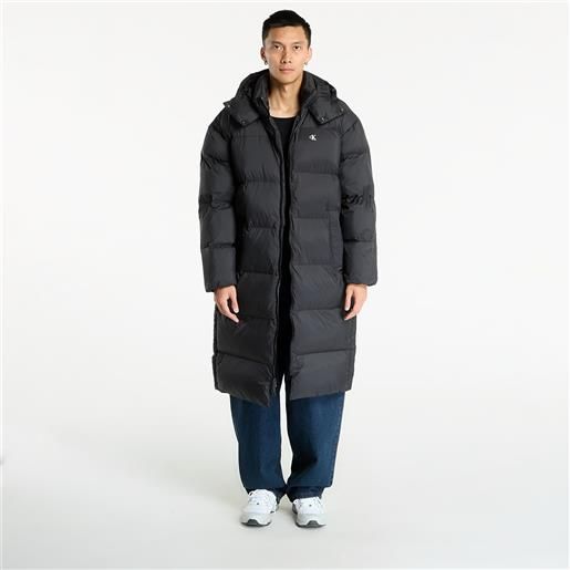Calvin Klein cappotto Calvin Klein jeans ls long length hooded coat black m