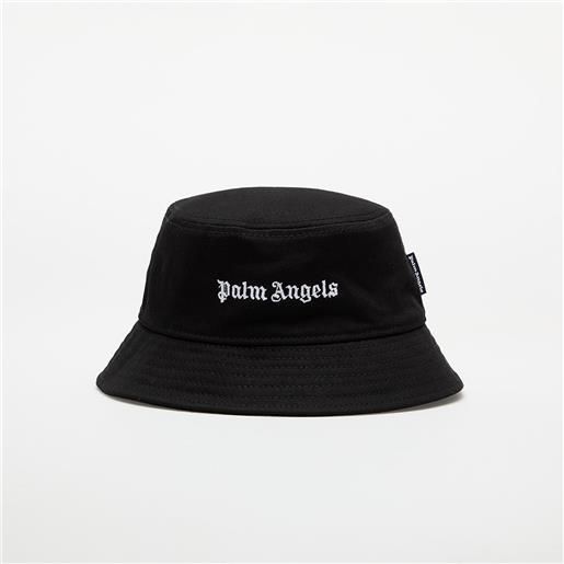 Palm Angels Kids cappello Palm Angels Kids logo bucket hat black/ off white ii