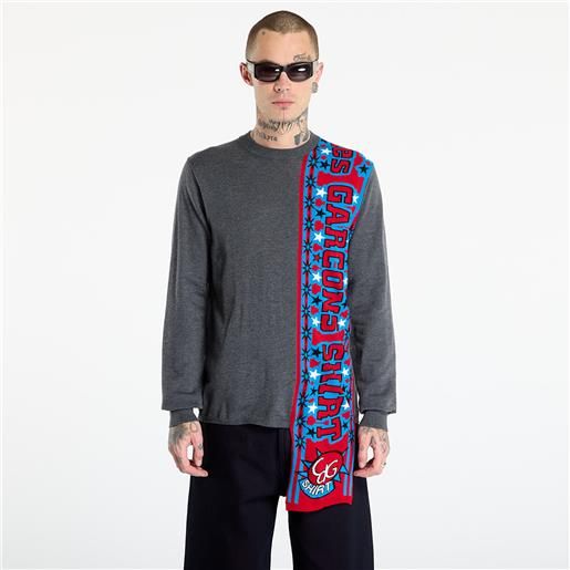 Comme des Garçons SHIRT maglione Comme des Garçons SHIRT soccer scarf knitted sweater grey m
