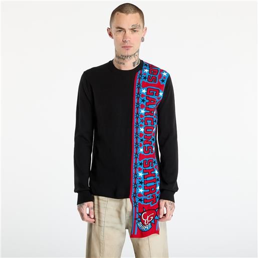 Comme des Garçons SHIRT maglione Comme des Garçons SHIRT soccer scarf knitted sweater black s