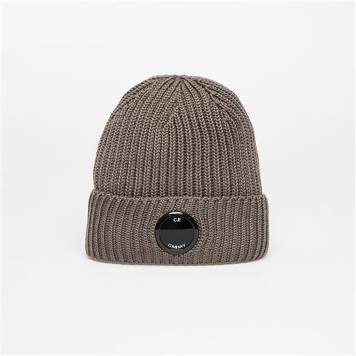 C.P. Company berretto C.P. Company extrafine merino wool lens beanie walnut beige universal