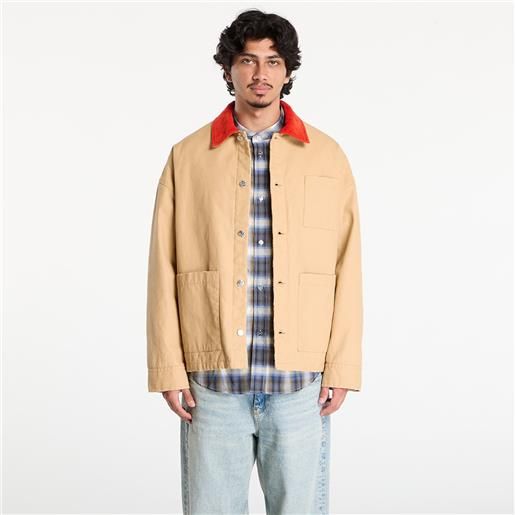 A.P.C. giacca A.P.C. x marc jacobs unisex ined jacket w contrast coar brown