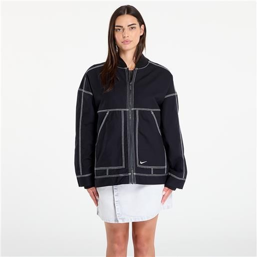 Nike giacca Nike sportswear women's oversized graphic cargo jacket black/ summit white m