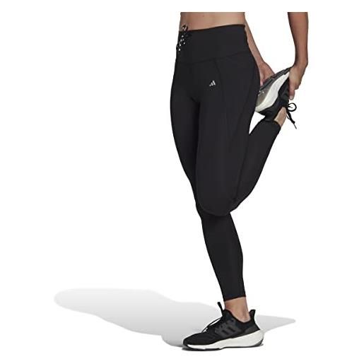 adidas donna running essentials 7/8 leggings, black, m