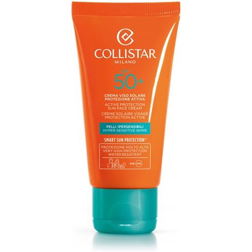 Collistar crema viso solare protezione attiva pelli ipersensibili spf 50+ 50ml