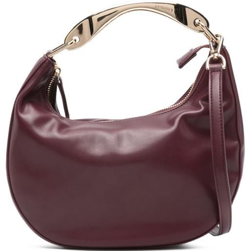 TWINSET borsa tote con manico in metallo - rosso