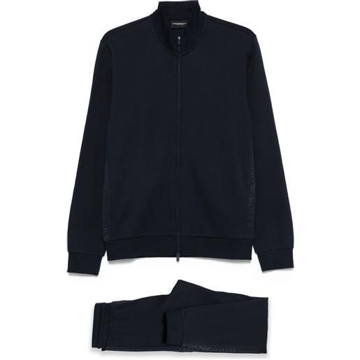 Emporio Armani pantaloni sportivi con vita elasticizzata - blu
