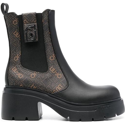 LIU JO stivaletti carrie 70mm - nero