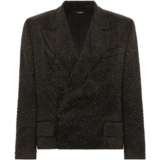 Dolce & Gabbana blazer con decorazione - nero