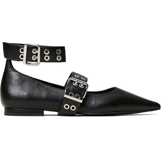 TWINSET ballerine con cinturino - nero