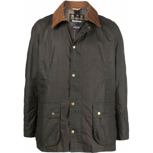 Barbour giacca con colletto a contrasto - verde