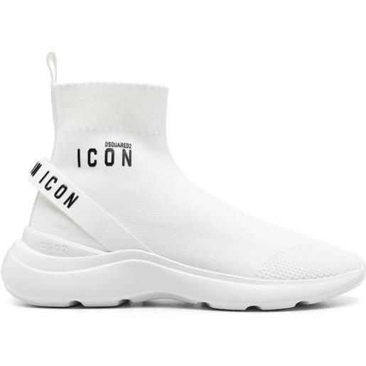 DSQUARED2 sneakers icon fly - bianco