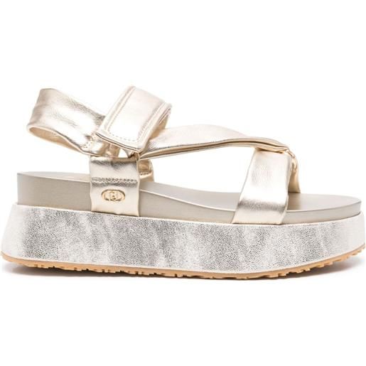 LIU JO sandali con plateau 40mm - oro