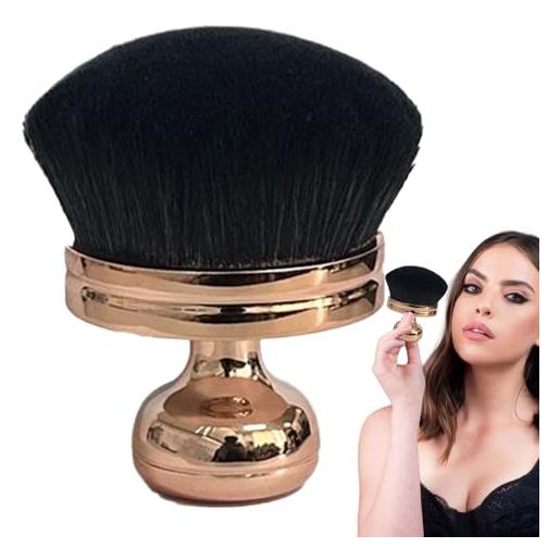 Generico pennello per body bronzer | applicatore per autoabbronzante | trucco coprenza extra per schiena e gambe con blend fondotinta e solare