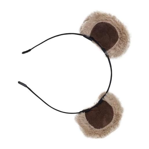 Generico fasce per capelli alla moda per donna, fasce per capelli decorative per donna, fascia per capelli con orsetto per il lavaggio del viso - per capelli da donna fascia per feste staccabil