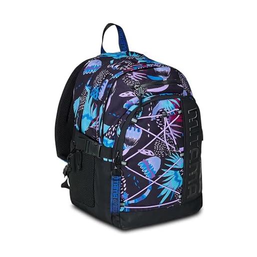 Mitama zaino triplo scomparto, tasca porta pc, per ragazzi e ragazze, scuola, tempo libero, viaggi