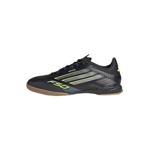 adidas unisex - adulto f50 league indoor football boots, purple rush/cloud white/lucid lemon, 47 1/3 eu