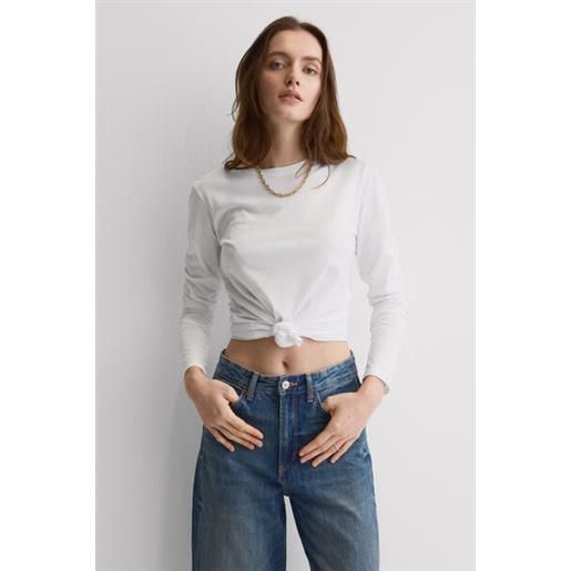 Intimissimi maglia manica lunga in cotone ultrafresh bianco