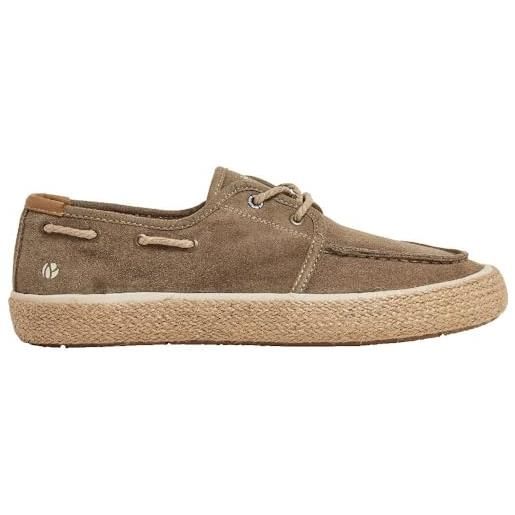 Pepe Jeans espadrillas port coast uomo, marrone (dark stone beige), 6