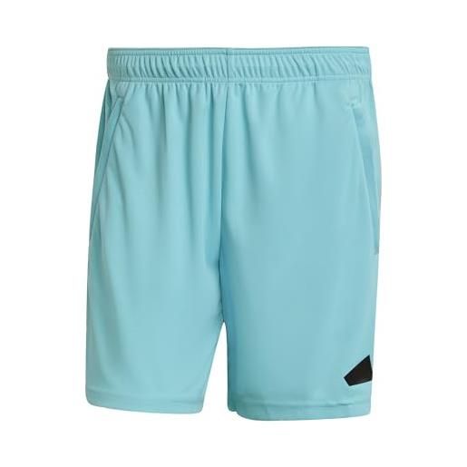 adidas pantaloncini da allenamento da uomo train essentials con logo, m 22,9 cm