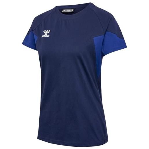 hummel maglietta s/s raglan manica hmltravel multisport donna taglia