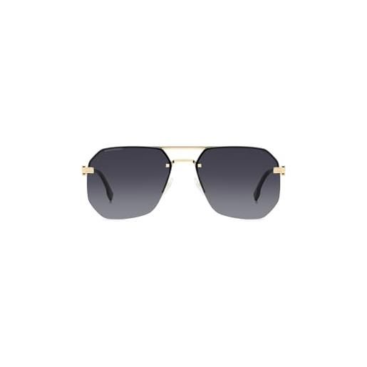 Dsquared2 d2 0103/s rhl/9o gold black sunglasses man standard, standard, 60