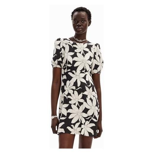 Desigual dress short sleeve nan, nero, m donna