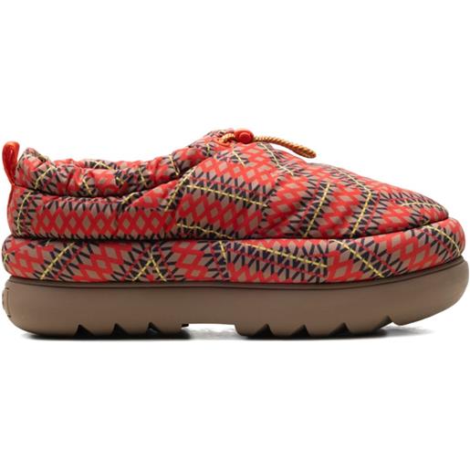 UGG maxi heritage braid slippers - rosso
