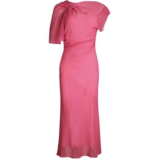 Scanlan Theodore abito midi french drappeggiato - rosa