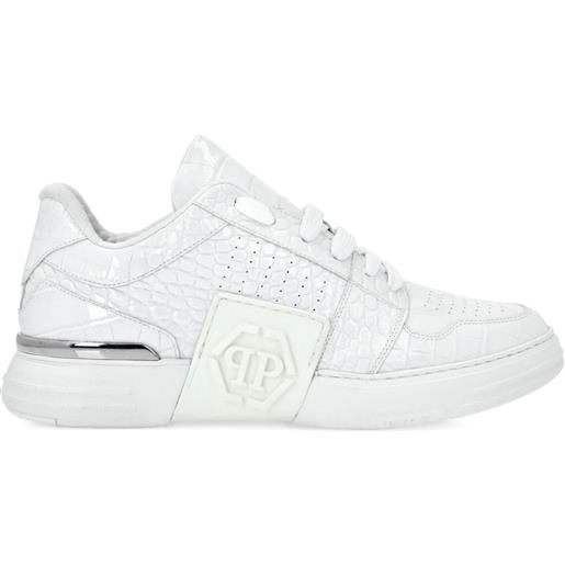 Philipp Plein sneakers hexagon basse - bianco