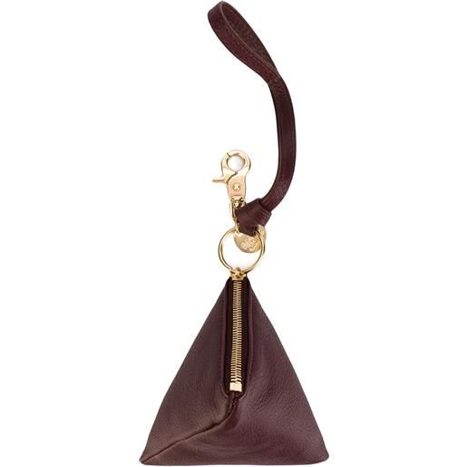 See by Chloé portamonete triangolare - marrone