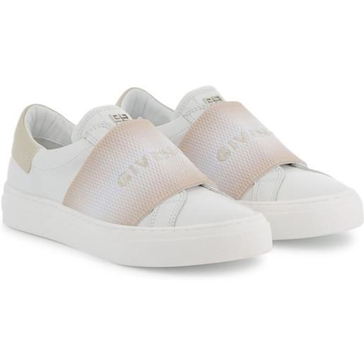 Givenchy Kids sneakers con ricamo - bianco